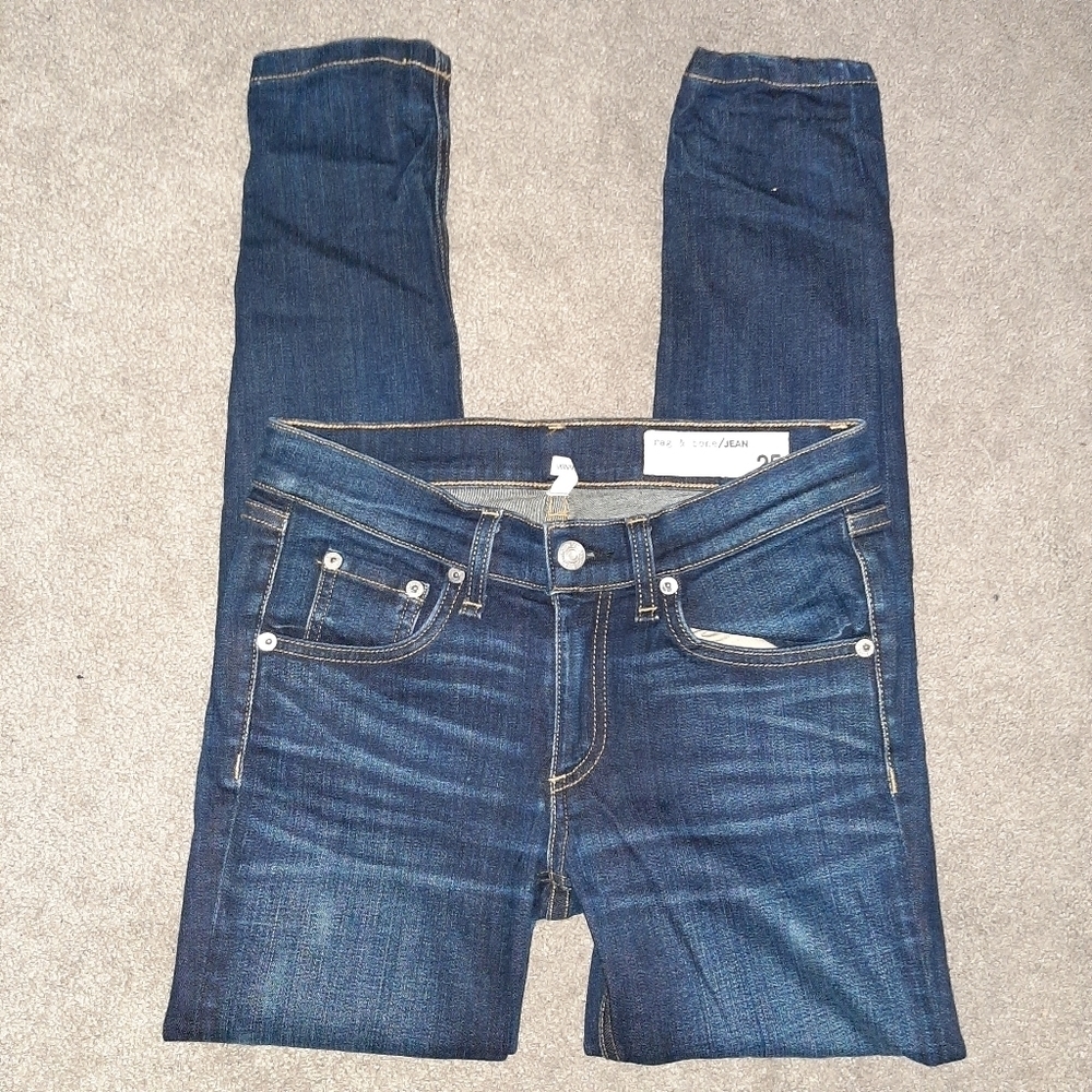 Rag & Bone Skinny Denim Jeans - Picture 1 of 9